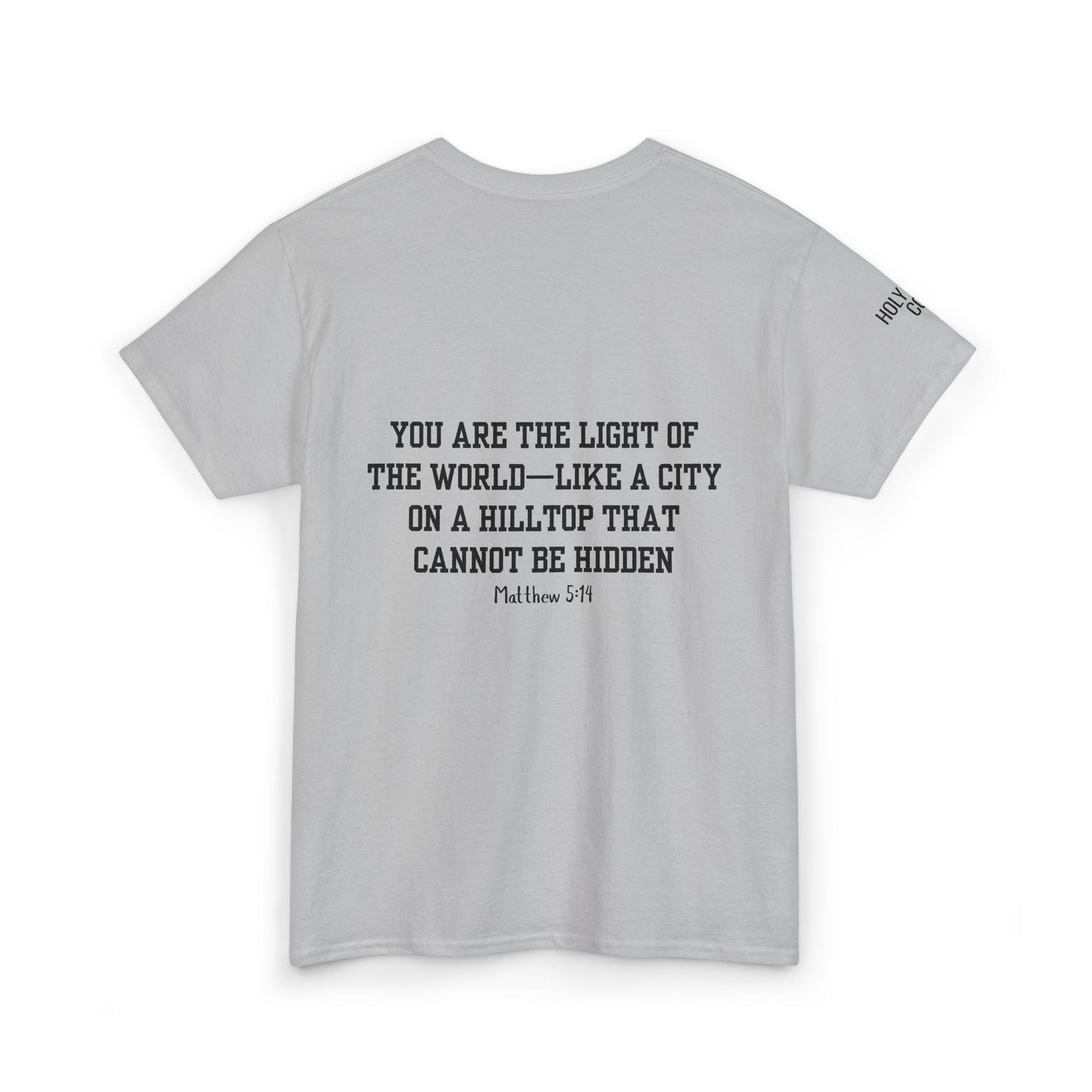 Inspirational Unisex Heavy Cotton Tee - Motivational Quote Shirt, Faith-Based Gift, Casual Wear, Encouragement Apparel, Biblical Verse Tee