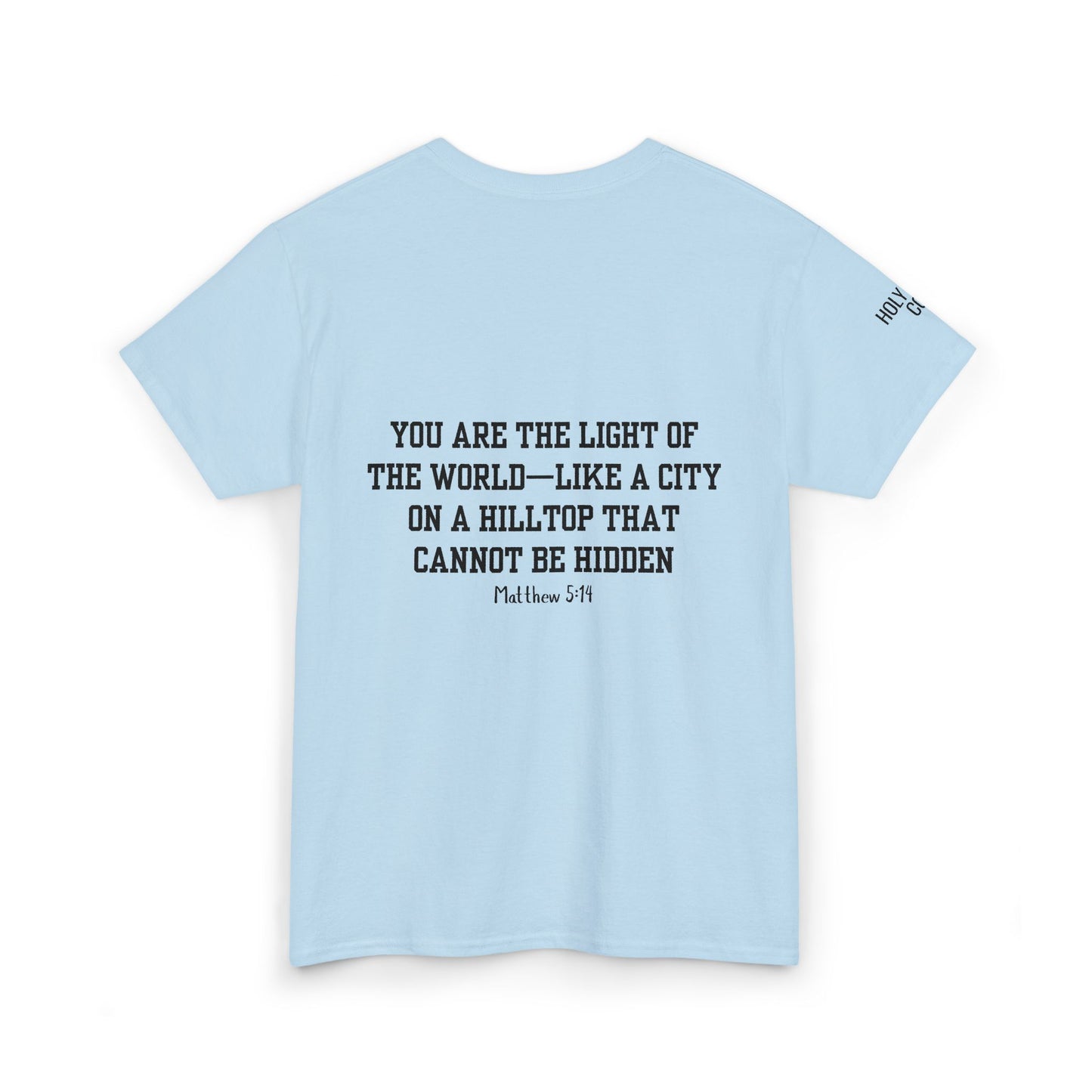 Inspirational Unisex Heavy Cotton Tee - Motivational Quote Shirt, Faith-Based Gift, Casual Wear, Encouragement Apparel, Biblical Verse Tee