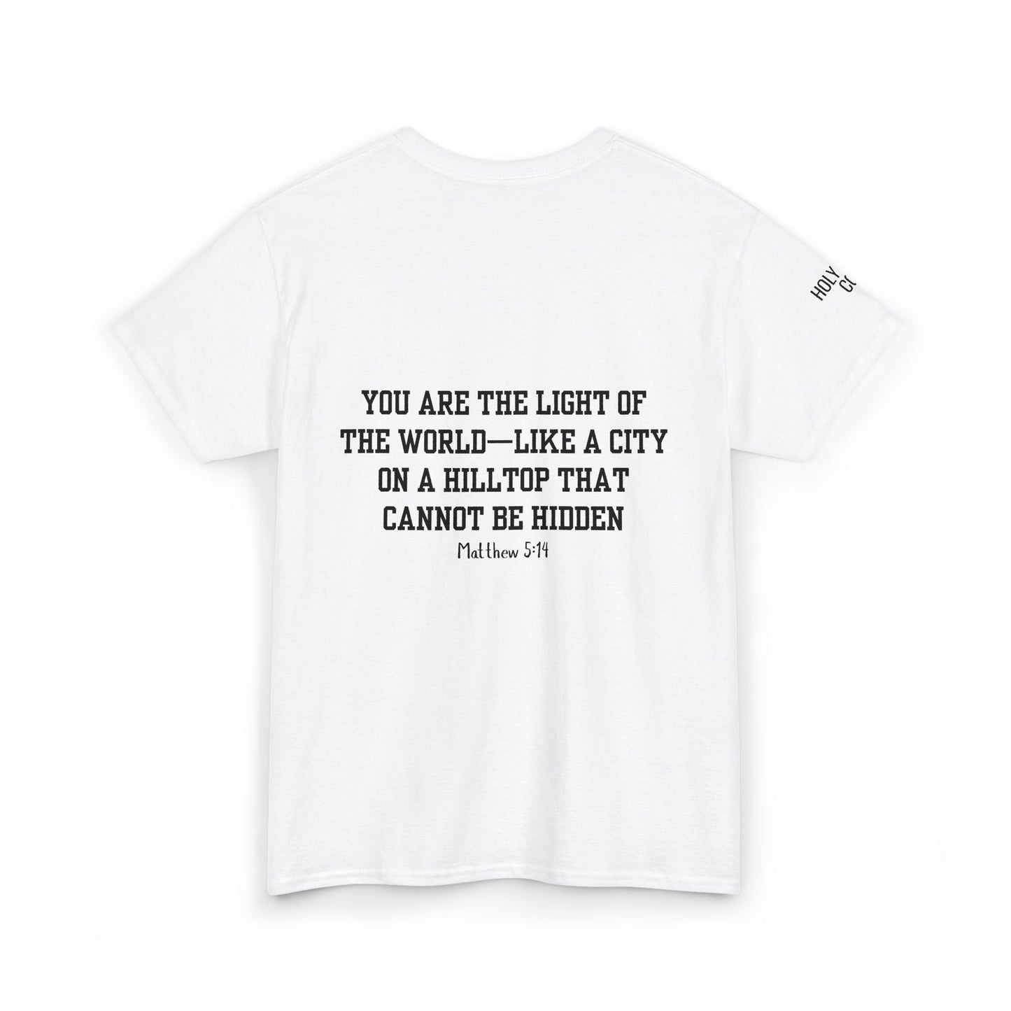 Inspirational Unisex Heavy Cotton Tee - Motivational Quote Shirt, Faith-Based Gift, Casual Wear, Encouragement Apparel, Biblical Verse Tee