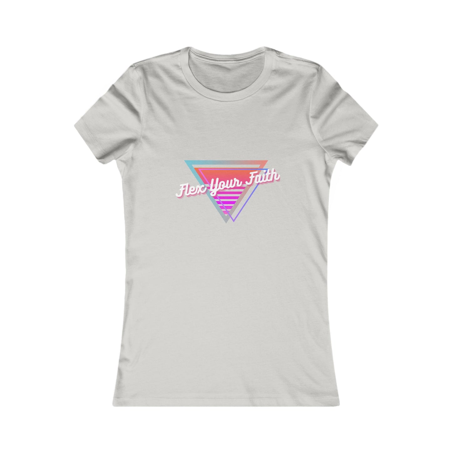 Flex Your Faith Graphic Casual Tee for Women