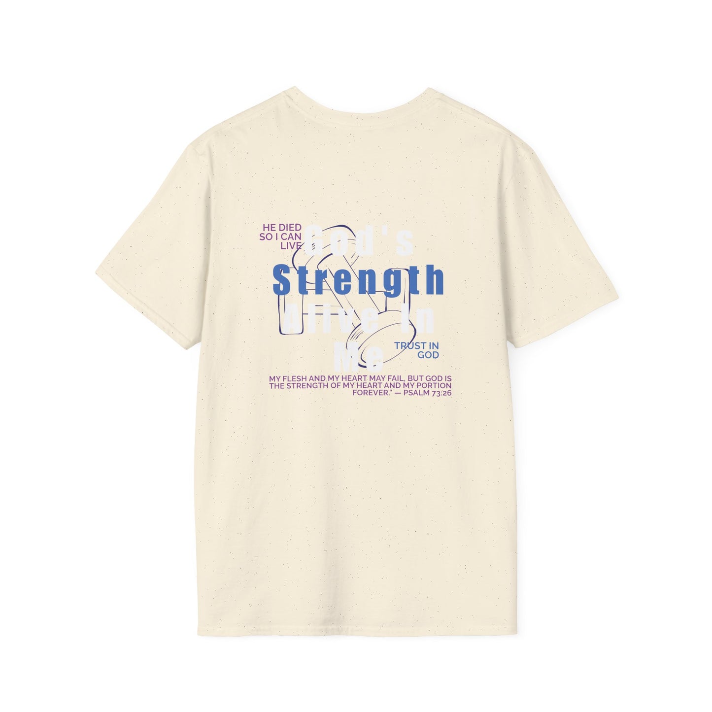 Empowered By God T-Shirt — Christian Inspirational Faith Tee