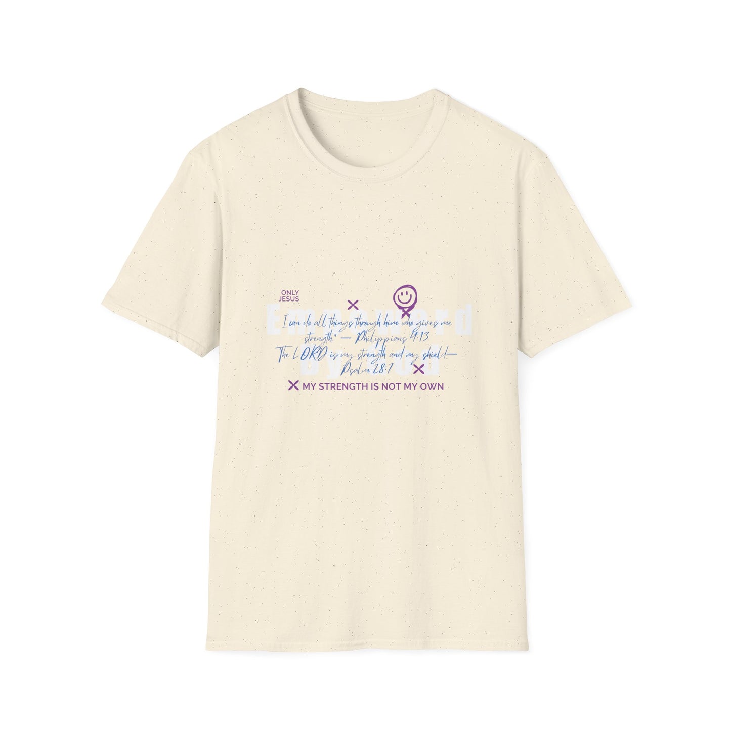 Empowered By God T-Shirt — Christian Inspirational Faith Tee