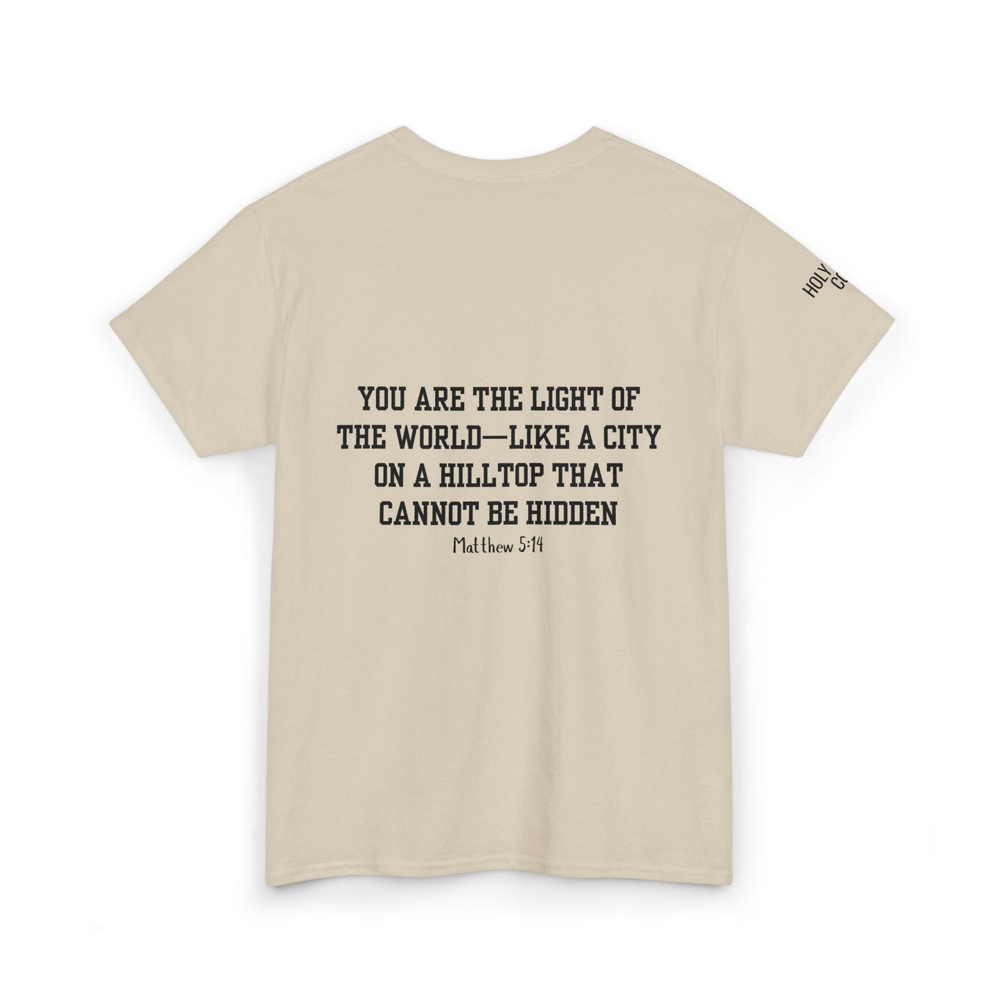 Inspirational Unisex Heavy Cotton Tee - Motivational Quote Shirt, Faith-Based Gift, Casual Wear, Encouragement Apparel, Biblical Verse Tee