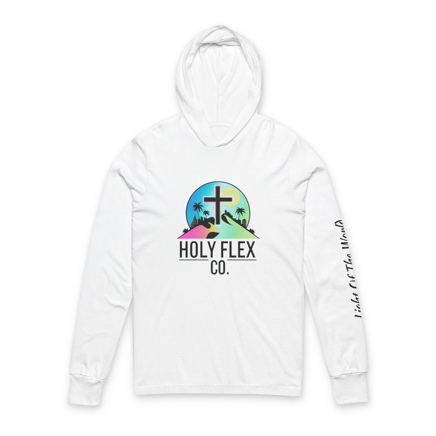 Unisex Hooded Holy Flex Long Sleeve Tee