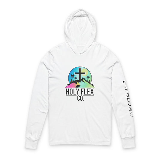 Unisex Hooded Holy Flex Long Sleeve Tee