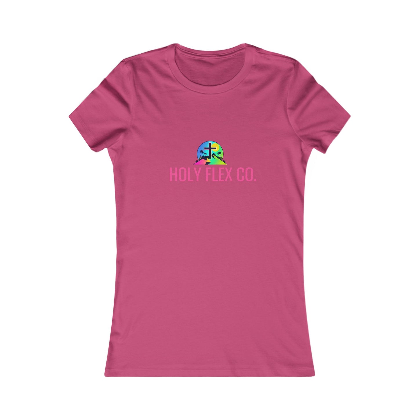 Holy Flex Co. Women's Favorite Tee - Stylish Fitness T-Shirt for Active Women