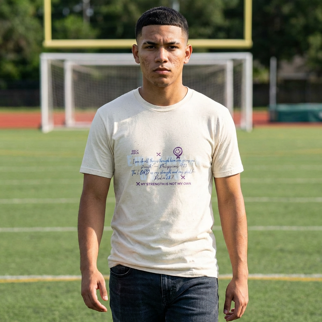 Empowered By God T-Shirt — Christian Inspirational Faith Tee