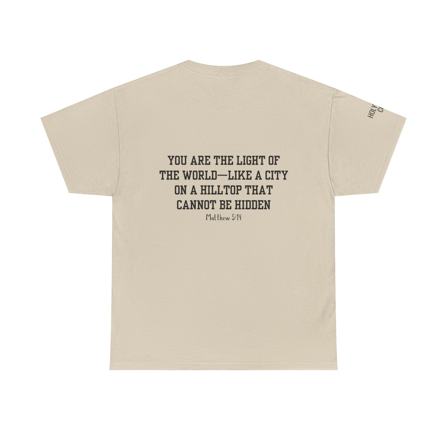 Inspirational Unisex Heavy Cotton Tee - Motivational Quote Shirt, Faith-Based Gift, Casual Wear, Encouragement Apparel, Biblical Verse Tee