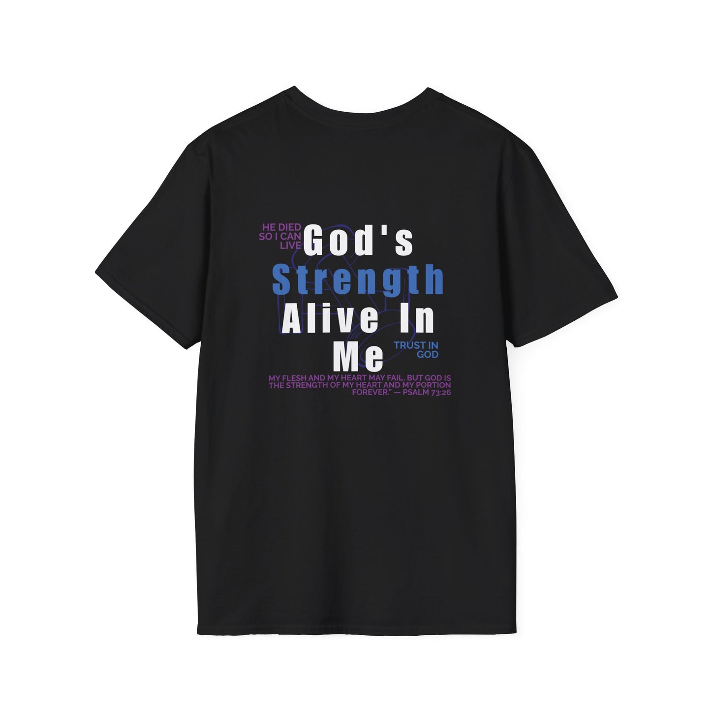 Empowered By God T-Shirt — Christian Inspirational Faith Tee